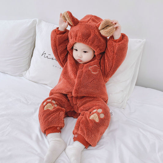 NestWear SnuggleSuit – Zachte Winter Onesie voor Baby's