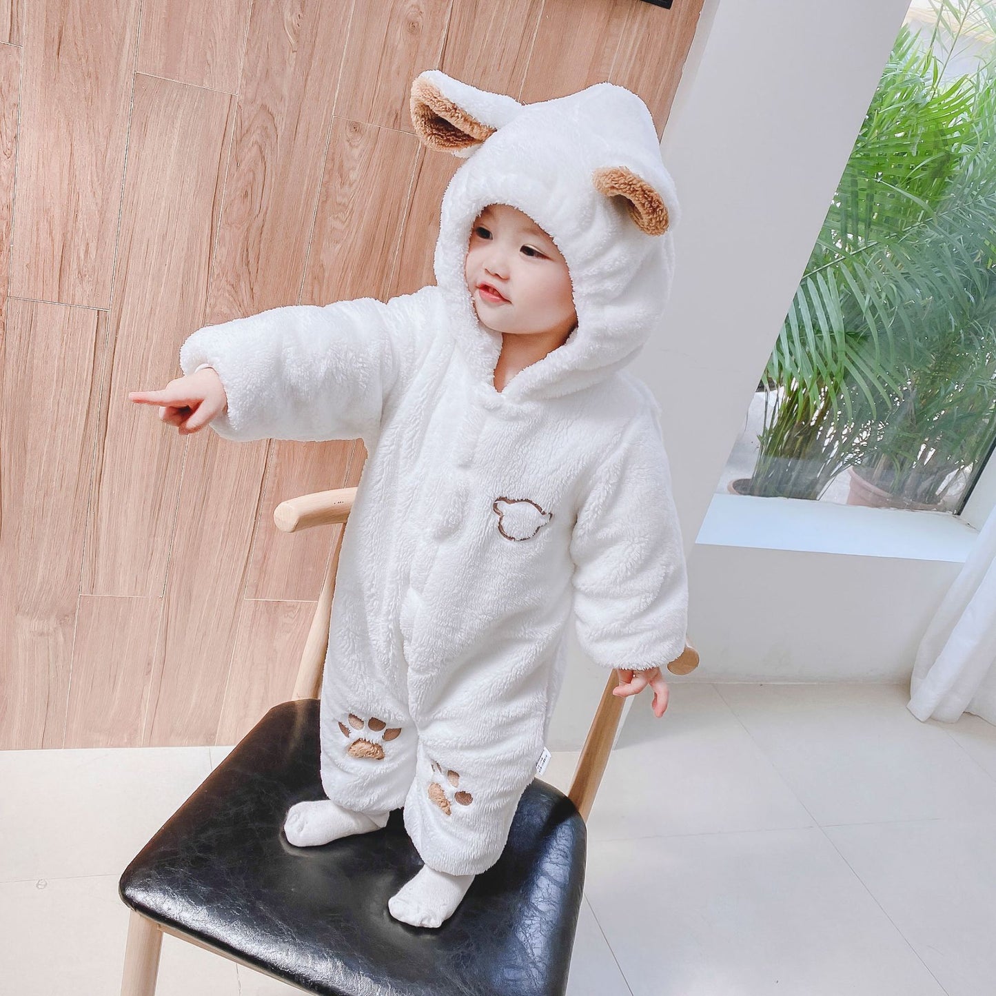 NestWear SnuggleSuit – Zachte Winter Onesie voor Baby's