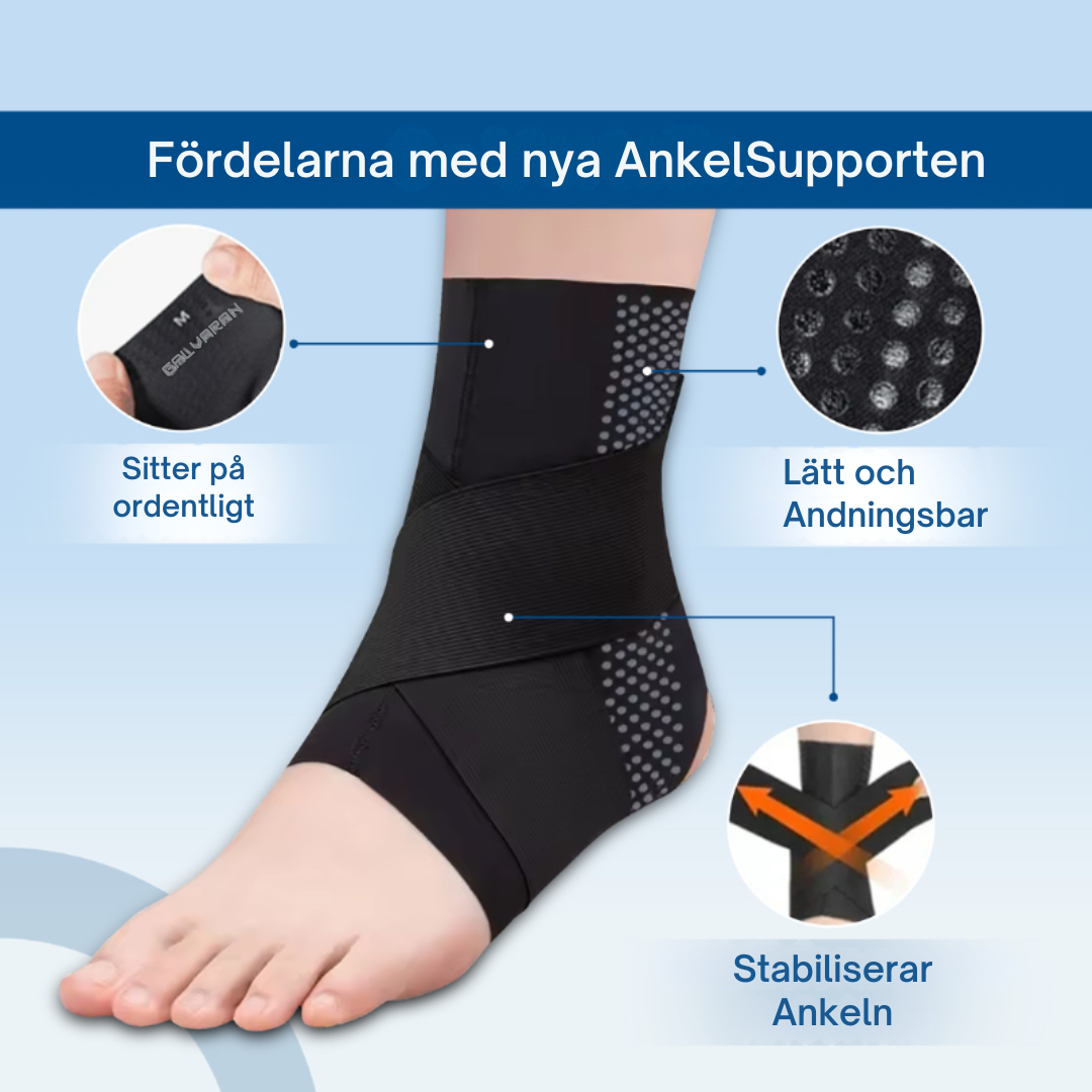 AnkelSupporten™ - Inga flera skador på plan!